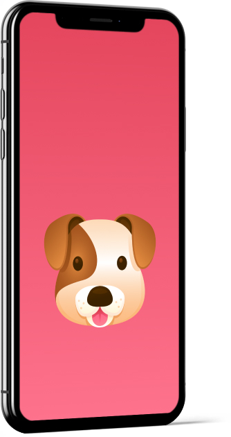 Dog Face Emoji Wallpaper