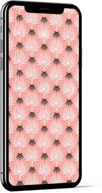 Pink Pattern - Laura Pacheco Wallpaper