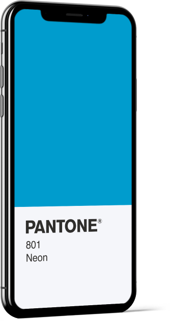 PANTONE 801 Neon Wallpaper