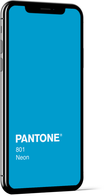 PANTONE 801 Neon Wallpaper