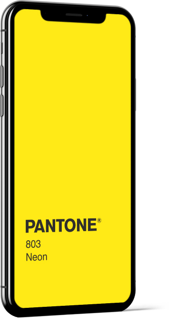 PANTONE 803 Neon Plain Wallpaper