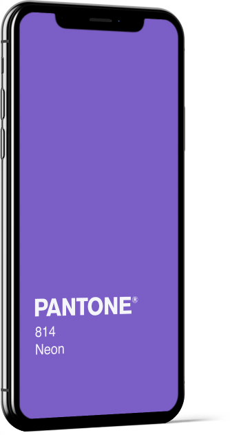 PANTONE 814 Neon Plain Wallpaper