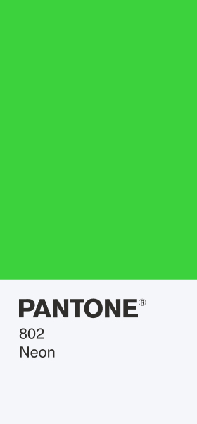 electric green pantone colors