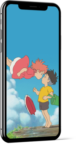 Ponyo and Sosuke Wallpaper | Wallaland