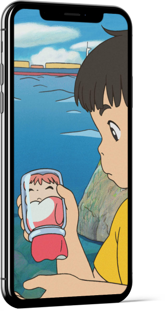 Ponyo in a Glass Jar Wallpaper