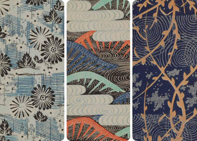 Shin-Bijutsukai Vintage Japanese Designs - Wallpaper Collection