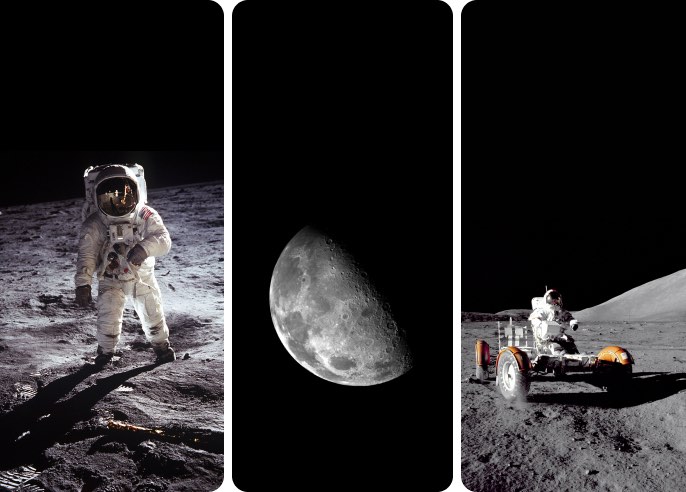 Men on the Moon - Wallpaper Collection